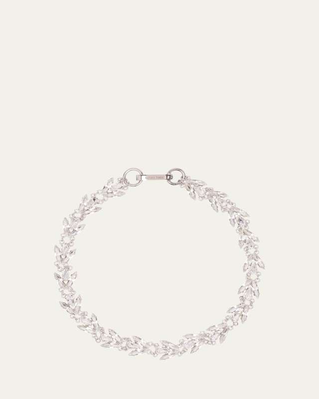 Crystal Floret Choker Necklace